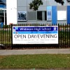 vinyl banners for school open day